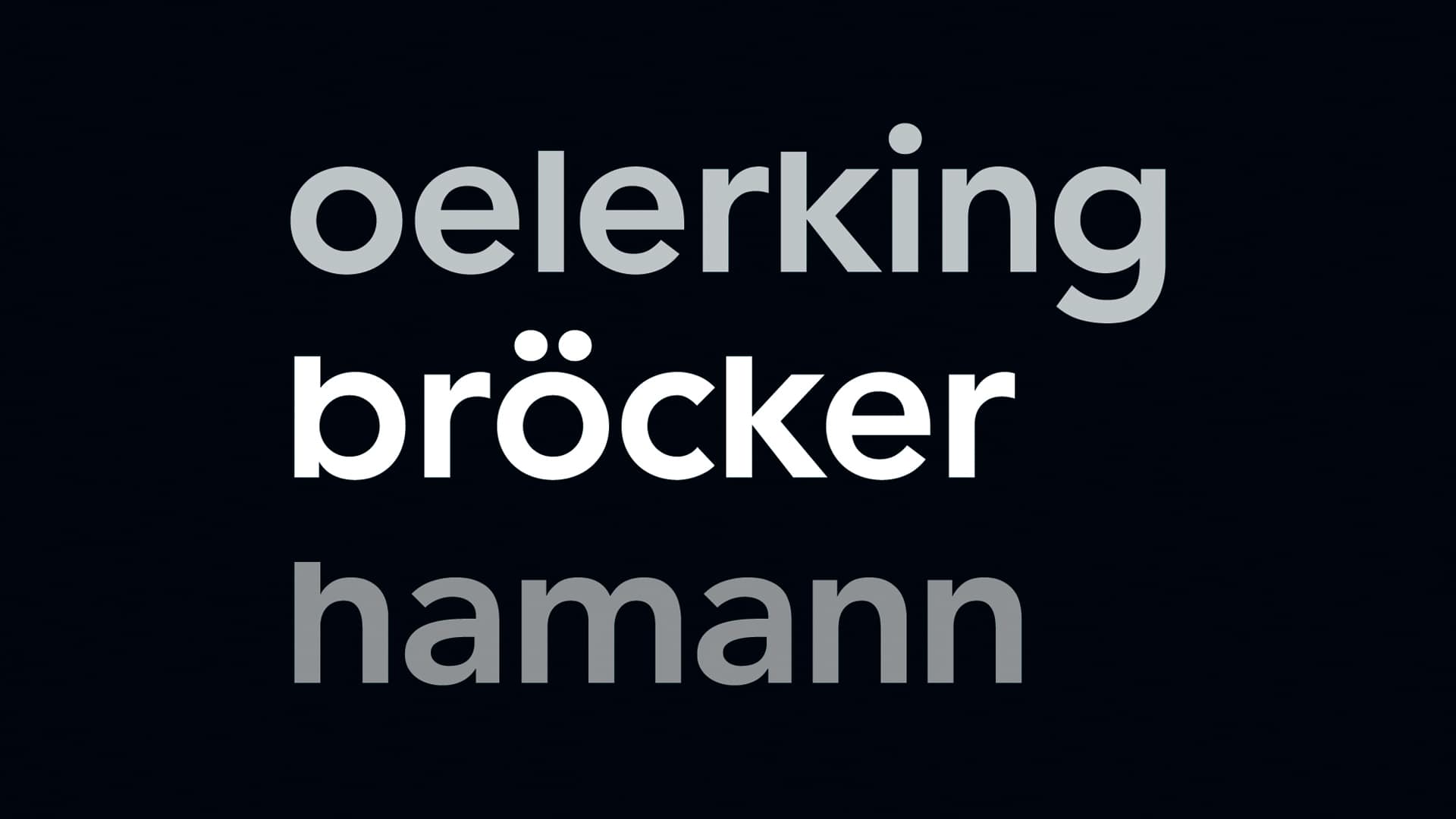 oelerking bröcker Hamann Partnerschaft mbB Logo