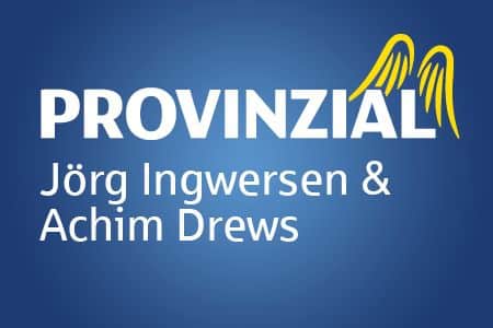 Provinzial Nortorf Jörg Ingwersen und Achim Drews Logo