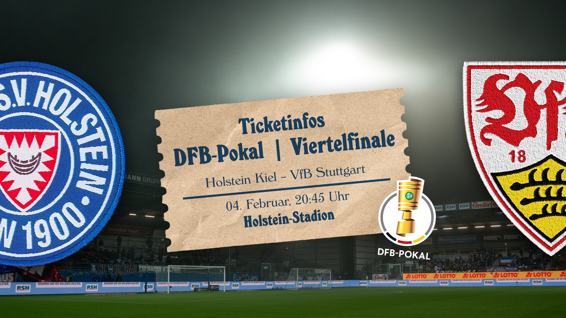 Ticketinfos für das Heimspiel gegen den VfB Stuttgart